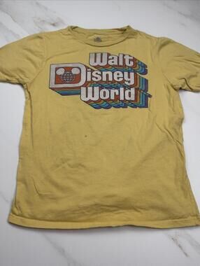 Walt Disney World Yellow TShirt - Boys XL